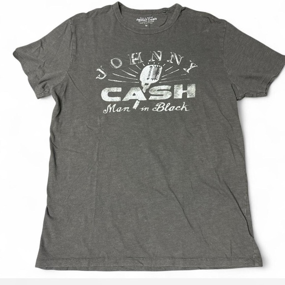 Lucky Brand Other - Lucky Brand Gray Johnny Cash Tee